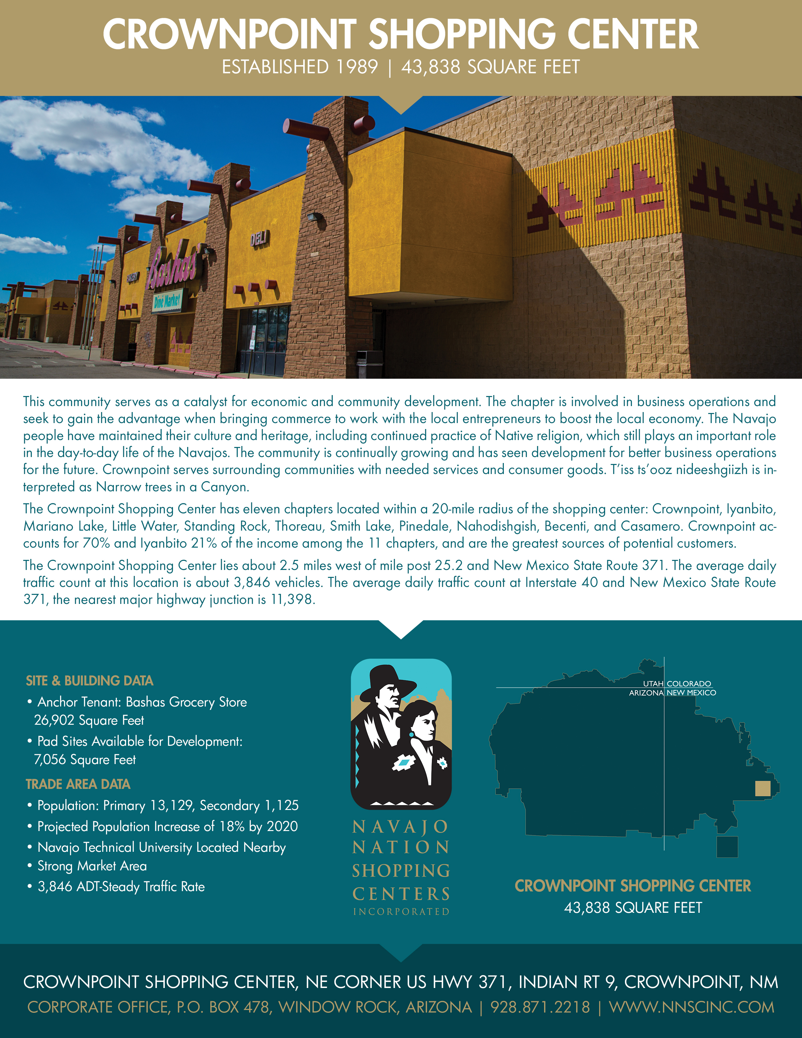 Crownpoint Site Data